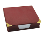 Memo Maroon PVC Cover