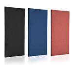Slim Notebook Blue Soft PVC Cover