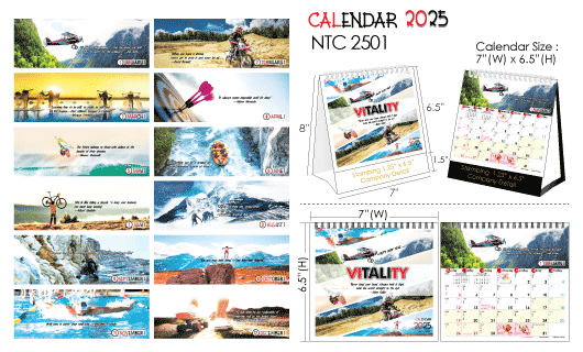 Vitality Desk Calendar