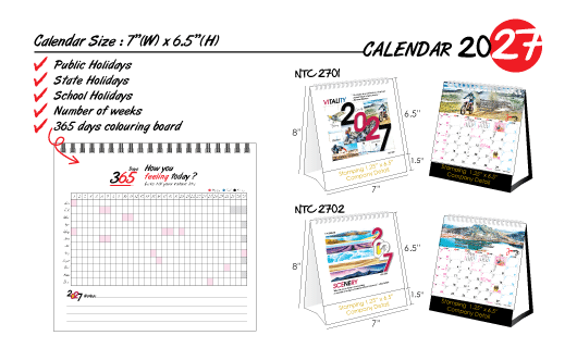 2025 Ready Made Calendar